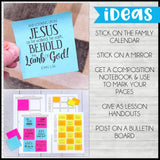 2027 CFM Weekly Sticky Notes {New Testament} PRINTABLE