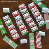 ALPHABET Nugget Wrappers {Christmas Edition} PRINTABLE-My Computer is My Canvas
