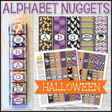 ALPHABET Nugget Wrappers {HALLOWEEN} PRINTABLE-My Computer is My Canvas