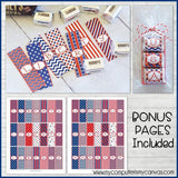 ALPHABET Nugget Wrappers {Patriotic} PRINTABLE-My Computer is My Canvas