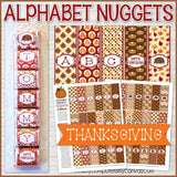 ALPHABET Nugget Wrappers {THANKSGIVING} PRINTABLE-My Computer is My Canvas