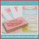All Occasion {Gift Tag Set} PRINTABLE-My Computer is My Canvas