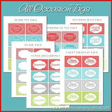 All Occasion {Gift Tag Set} PRINTABLE-My Computer is My Canvas