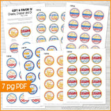 All Occasion Tags {CHEESE, CRACKERS & CHIPS} PRINTABLE