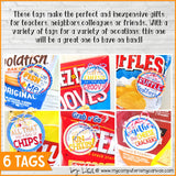All Occasion Tags {CHEESE, CRACKERS & CHIPS} PRINTABLE