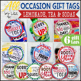 All Occasion Tags {LEMONADE, TEA & SODA} PRINTABLE