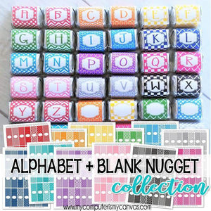 Alphabet + BLANK Nugget Collection {Discounted Bundle}-My Computer is My Canvas