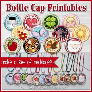 Annual Bottle Cap Collection PRINTABLE-My Computer is My Canvas