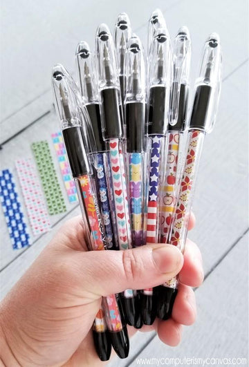 Fun Colorful Gel Pen Sets With Inspirational Quotes, Christian