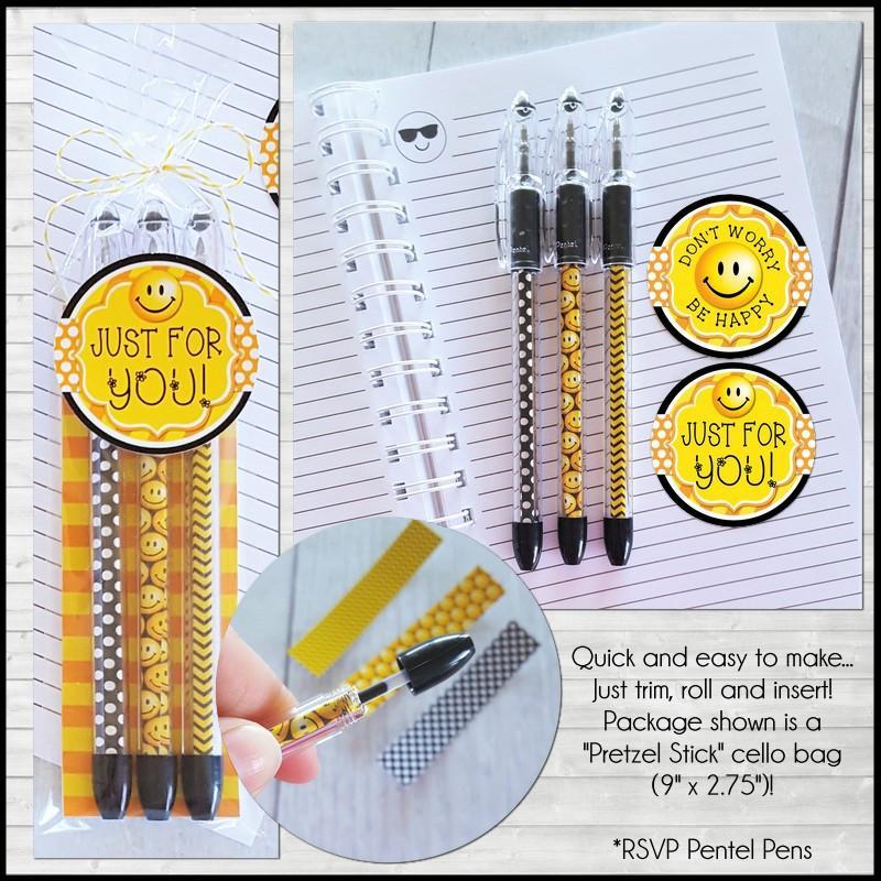 BE HAPPY Journal & Notebook {Gift Set; HALF SIZE} PRINTABLE-My Computer is My Canvas