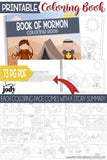 BOOK OF MORMON Scripture Stories Coloring Book {PRINTABLE}