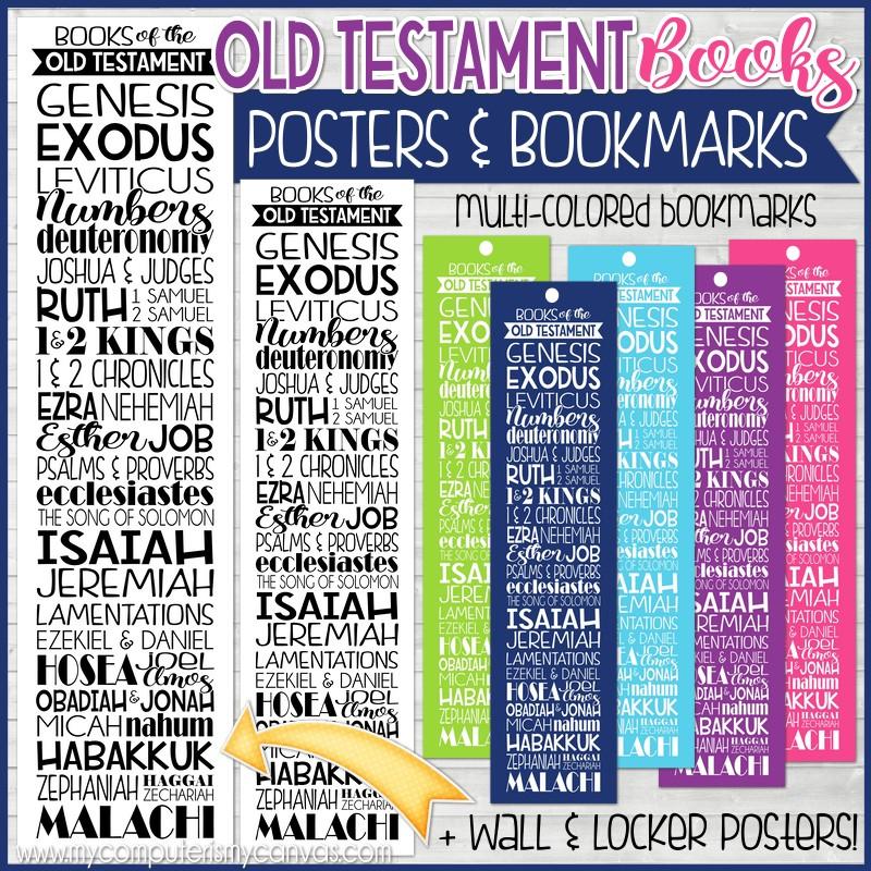 BOOKS of the OLD TESTAMENT Posters & Bookmarks PRINTABLE – Bloom to Balm | My Computer is My Canvas books-of-the-old-testament-posters-bookmarks-printable-bloom-to-balm-my-computer-is-my-canvas