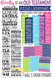 BOOKS of the OLD TESTAMENT {Posters & Bookmarks} PRINTABLE