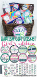 Baptism Gift Tag Kit {GIRLS} PRINTABLE