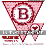 Be My Valentine Banner PRINTABLE-My Computer is My Canvas