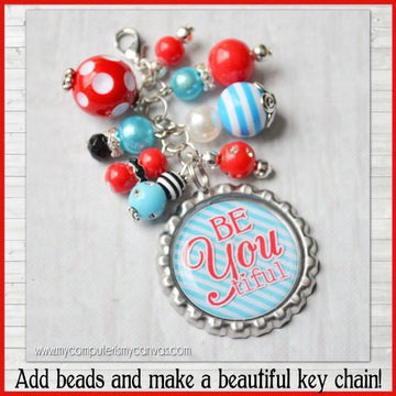 Be-YOU-tiful Bottle Cap PRINTABLE-My Computer is My Canvas