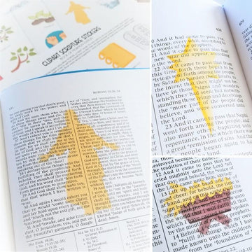 Artful Scripture Stickers for LDS books