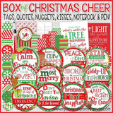 Box of CHRISTMAS CHEER {Gift Tag Kit} PRINTABLE-My Computer is My Canvas