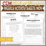 CFM BOOK of MORMON Activity Sheets {JAN-DEC 2020} DISCOUNTED PRE-ORDER BUNDLE - PRINTABLE