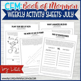 CFM BOOK of MORMON Activity Sheets {JAN-DEC 2020} DISCOUNTED PRE-ORDER BUNDLE - PRINTABLE