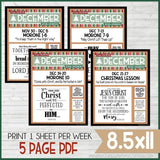 CFM BOOK of MORMON FAUX Bulletin Board Kit {DEC 2020} PRINTABLE