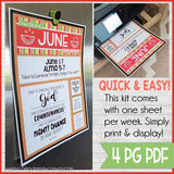 CFM BOOK of MORMON FAUX Bulletin Board Kit {JUNE 2020} PRINTABLE