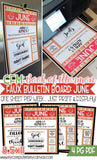 CFM BOOK of MORMON FAUX Bulletin Board Kit {JUNE 2020} PRINTABLE