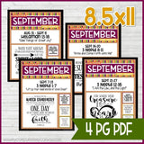CFM BOOK of MORMON FAUX Bulletin Board Kit {SEPT 2020} PRINTABLE