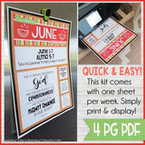 CFM BOOK of MORMON FAUX Bulletin Board Sheets {JUNE-DEC 2020} DISCOUNTED PRE-ORDER BUNDLE - PRINTABLE