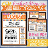 CFM BOOK of MORMON FAUX Bulletin Board Sheets {JUNE-DEC 2020} DISCOUNTED PRE-ORDER BUNDLE - PRINTABLE