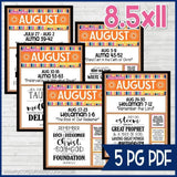 CFM BOOK of MORMON FAUX Bulletin Board Sheets {MAY-DEC 2020} DISCOUNTED PRE-ORDER BUNDLE - PRINTABLE