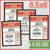 CFM BOOK of MORMON FAUX Bulletin Board Sheets {MAY-DEC 2020} DISCOUNTED PRE-ORDER BUNDLE - PRINTABLE