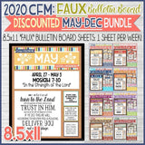 CFM BOOK of MORMON FAUX Bulletin Board Sheets {MAY-DEC 2020} DISCOUNTED PRE-ORDER BUNDLE - PRINTABLE
