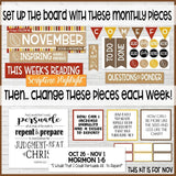 CFM BOOK of MORMON Family Bulletin Board Kit {NOV 2020} PRINTABLE