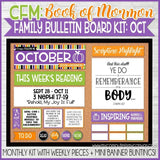 CFM BOOK of MORMON Family Bulletin Board Kits {APR-DEC 2020} DISCOUNTED PRE-ORDER BUNDLE - PRINTABLE
