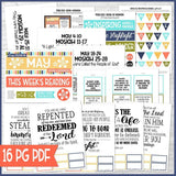 CFM BOOK of MORMON Family Bulletin Board Kits {APR-DEC 2020} DISCOUNTED PRE-ORDER BUNDLE - PRINTABLE