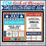 CFM BOOK of MORMON Family Bulletin Board Kits {JAN-DEC 2020} DISCOUNTED PRE-ORDER BUNDLE - PRINTABLE