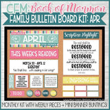 CFM BOOK of MORMON Family Bulletin Board Kits {MAR-DEC 2020} DISCOUNTED PRE-ORDER BUNDLE - PRINTABLE