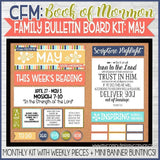 CFM BOOK of MORMON Family Bulletin Board Kits {MAY-DEC 2020} DISCOUNTED PRE-ORDER BUNDLE - PRINTABLE