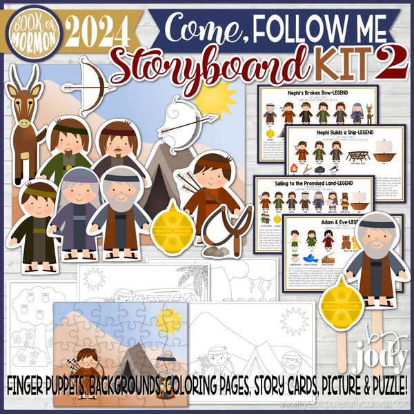 DISCOUNTED 2024 CFM Book of Mormon Family Bulletin Board Kit JAN