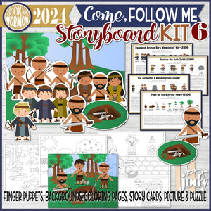 CFM BOOK of MORMON Story Board {KIT 6} Printable
