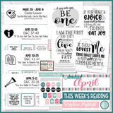 CFM D&C Family Bulletin Board Kit + FAUX Sheets {APR 2021} PRINTABLE
