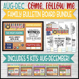 CFM Family Bulletin Board Kit BUNDLE {AUG-DEC}