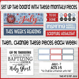 CFM Family Bulletin Board Kit BUNDLE {JULY-DEC}