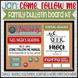 PRE-ORDER BUNDLE: CFM Family Bulletin Board Kit {ANNUAL: JAN-DEC}-My Computer is My Canvas