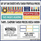 CFM New Testament Family Bulletin Board Kit {AUGUST 2019} PRINTABLE