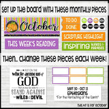 CFM New Testament Family Bulletin Board Kit {OCTOBER 2019} PRINTABLE