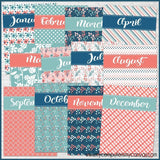 CORAL BLOOM Color Pack {Alternate Covers/Accessories for Planners/Journals} PRINTABLE