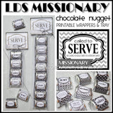 Called to Serve MISSIONARY Nugget Wrappers PRINTABLE-My Computer is My Canvas