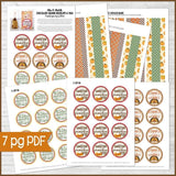 Chocolate Squares Envelops & Tags {THANKSGIVING} PRINTABLE